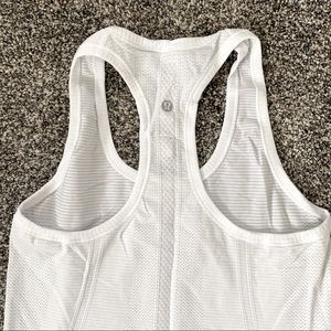 Lululemon Swiftly Tech White Racerback Tank